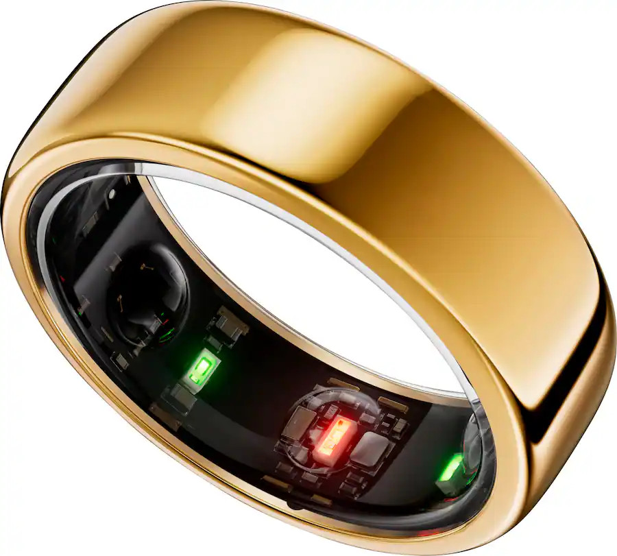 Oura - Ring Gen3 - Horizon - Size Before You Buy - Size 10 - Gold - (2021) | Best Buy U.S.