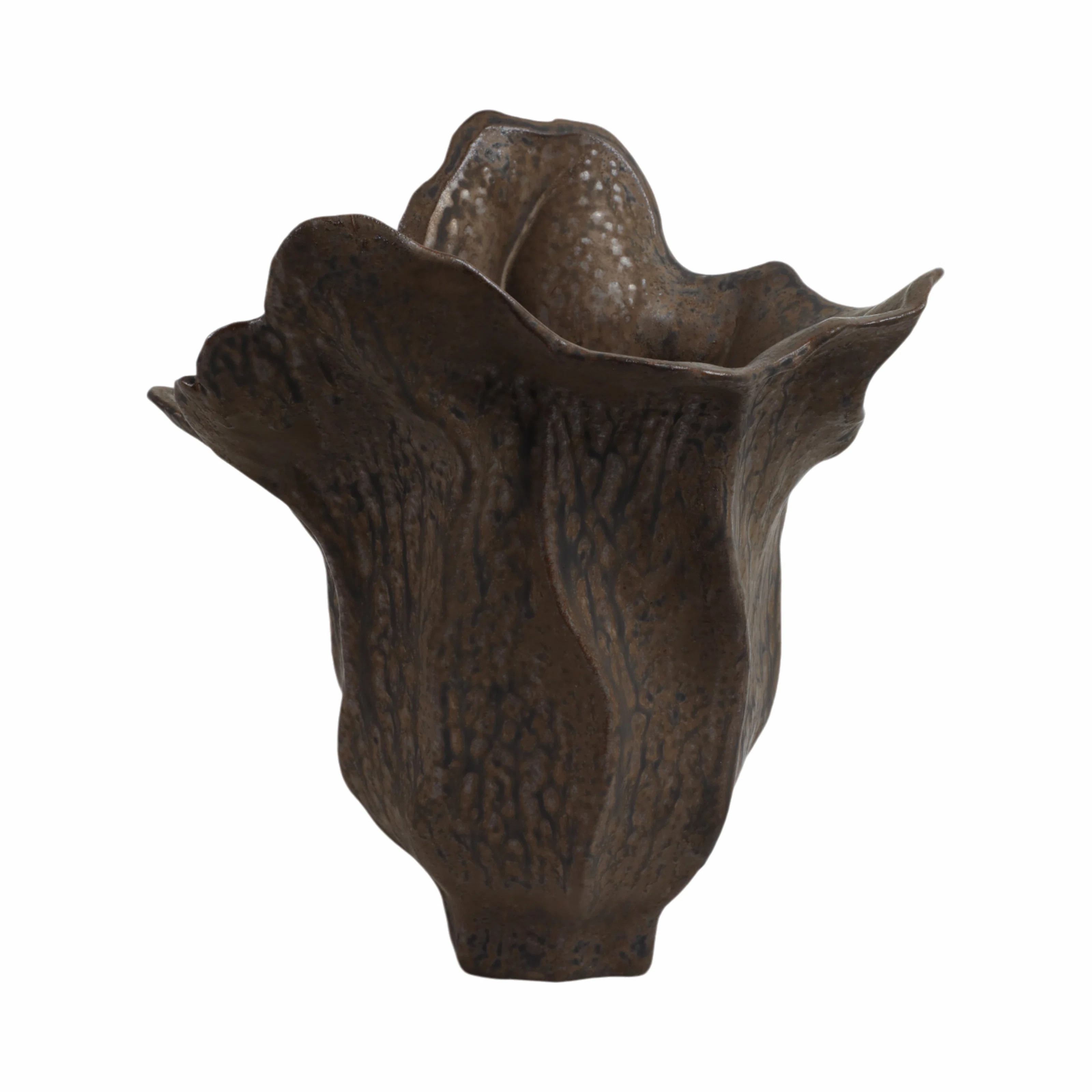 Sagebrook Home 16" Zaldana Large Porcelain Vase, Ivory | Perigold