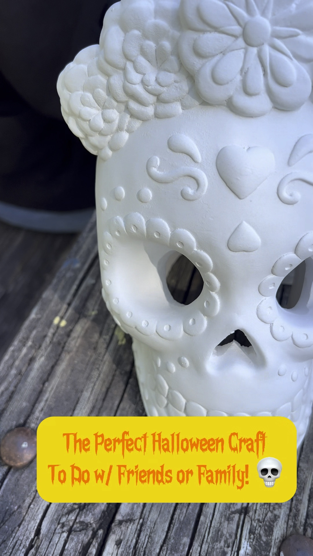 Family Fun crafts! Ashland Sugar Skulls! Day of the Dead skulls! And the best part they are on sale! Several varieties available. The perfect Halloween DIY project with friends or family!

Skulls
Cat skull
Frida skull
Paint
Design 
Halloween skulls 
Sugar skull 

#LTKVideo #LTKHalloween #LTKsalealert