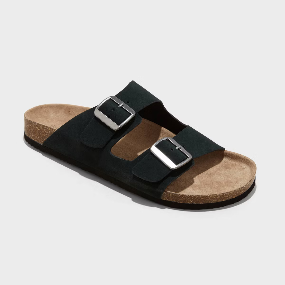 Men's Jerry Genuine Suede Sandals - Goodfellow & Co™ Taupe 13 | Target