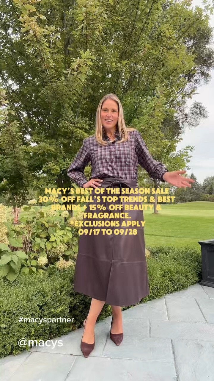 @macys  Best of the Season Sale is here but only until 9/28.  Don’t miss out on 30% off our favorite Fall trends!  Grab boots, dresses, sweaters and more from names we love and trust. Also, 15% off beauty too! Linking a few of our favorite beauty items too!*exclusions apply 09/17 to 09/28

#macyspartner

#LTKSaleAlert #LTKOver40