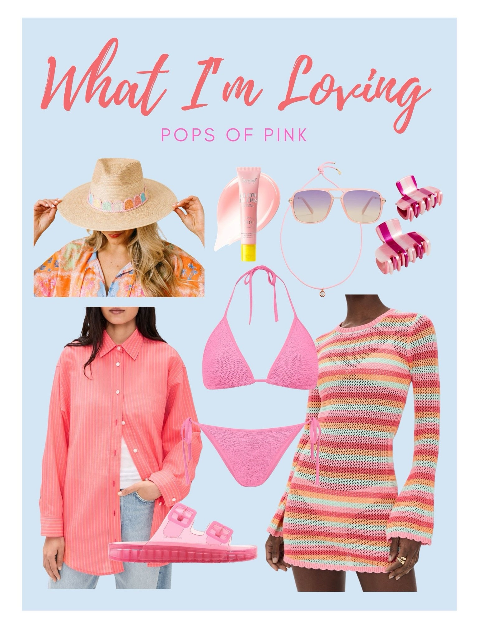 Pops of pink