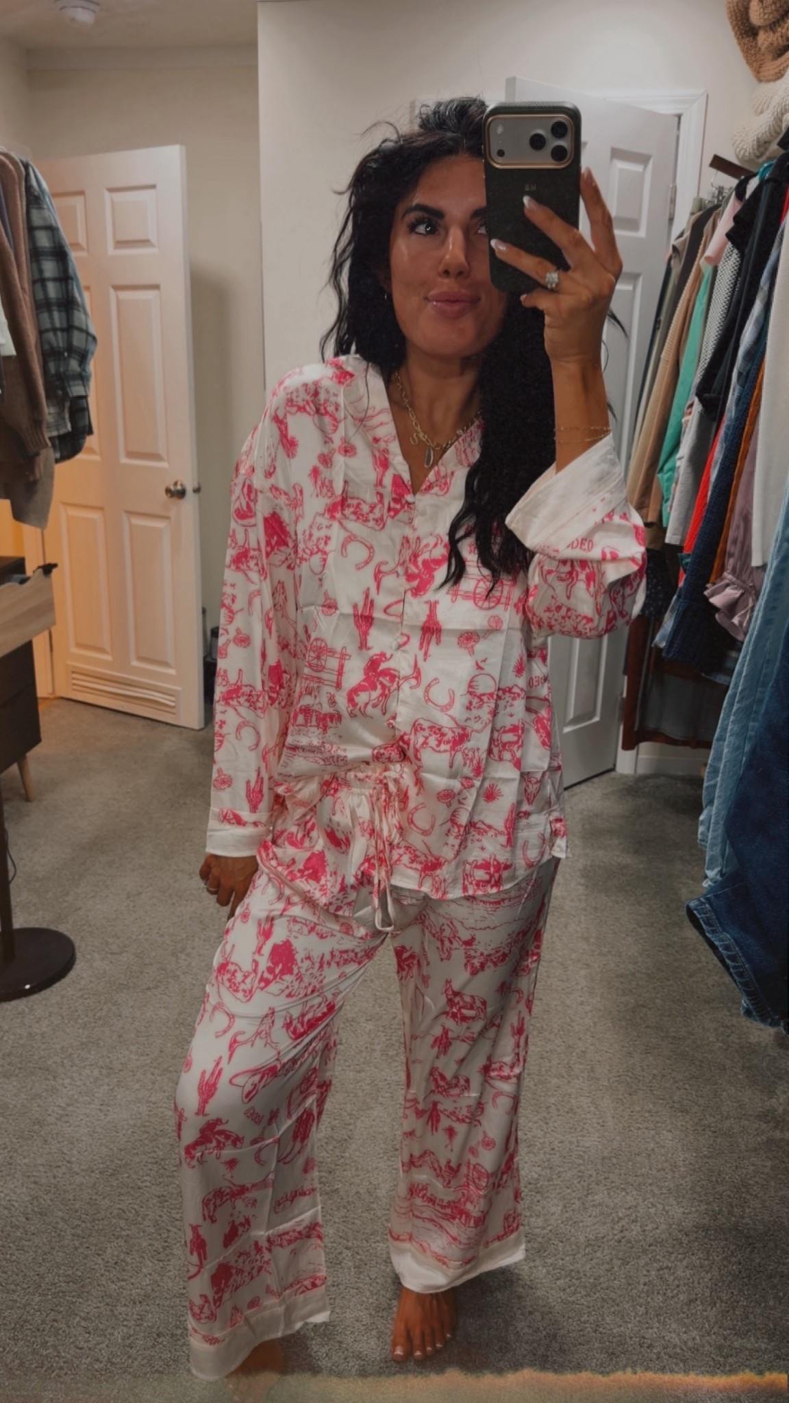 May or may not be my new favorite PJ’s💞🐎🤠Merry Christmas Eve Eve 🎄🎄🎄 

#Pjs #amazonfinds #amazonpajamas #LTKOOTD #LTKPajamas #Rodeo #cowgirl 

#LTKSeasonal #LTKootd #LTKFindsUnder100