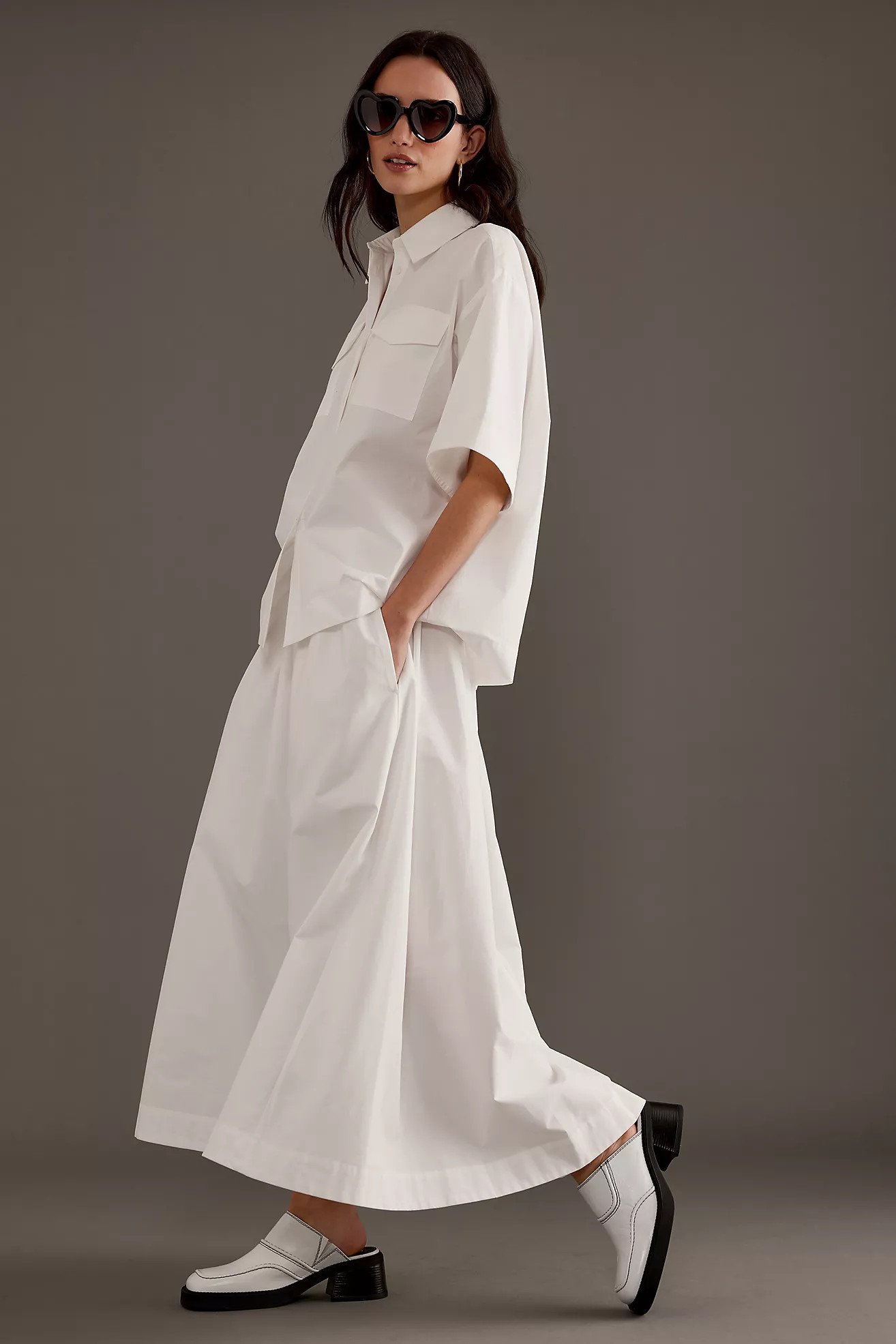 ALIGNE Natalie Cotton Maxi Skirt | Anthropologie (UK)