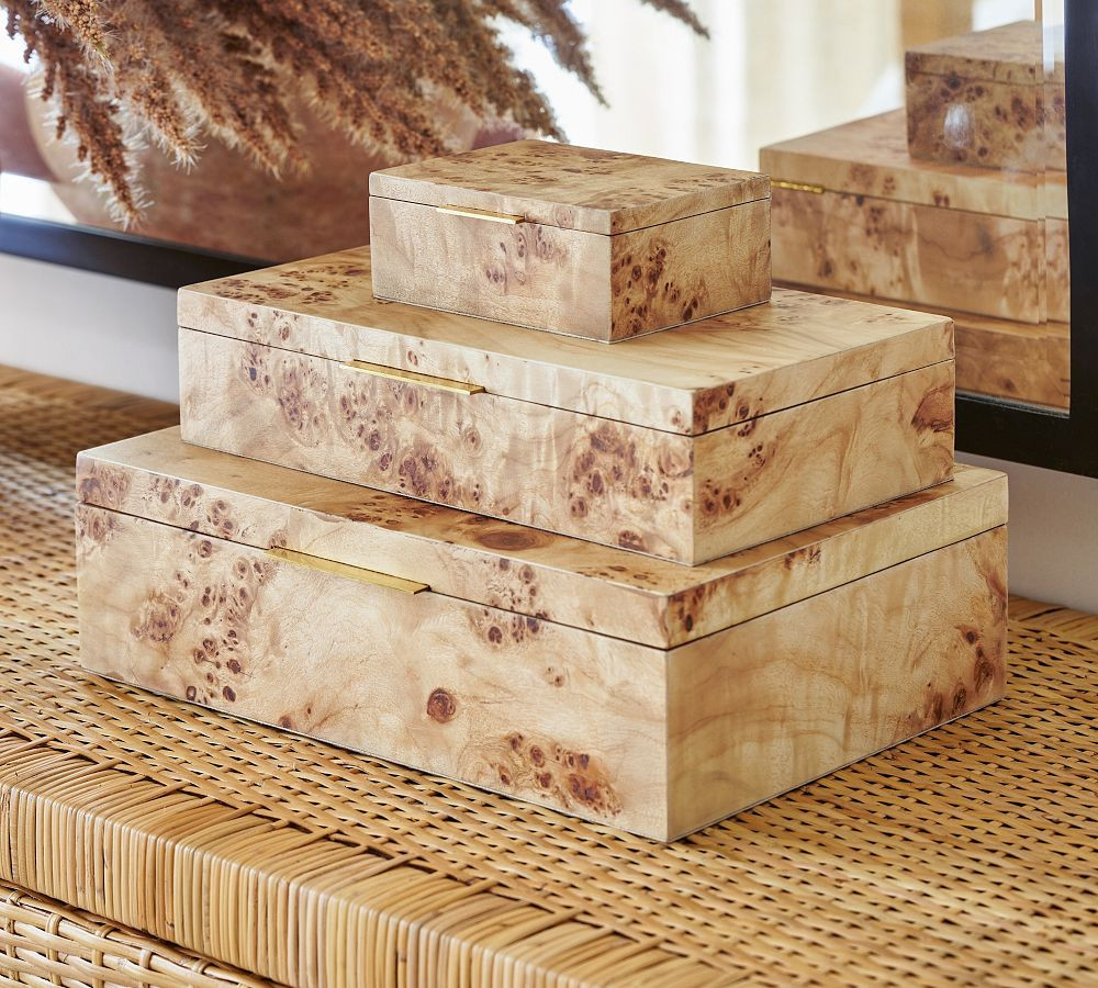 Burlwood Jewelry Box | Pottery Barn (US)