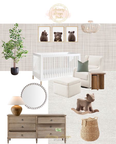 Neutral nursery design, nursery dresser, cream rug 

#LTKHome #LTKSaleAlert #LTKBump