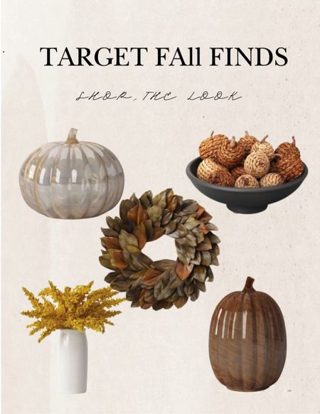Beautiful Target Fall finds! 🍁🍁 perfect complement to any home! 

#LTKSeasonal #LTKhome