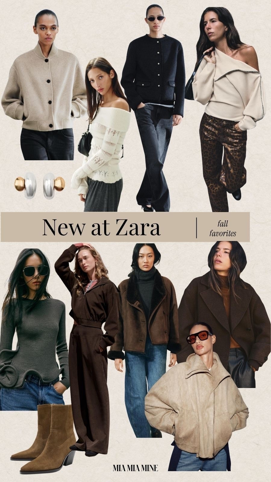 Zara new arrivals
Zara jackets, sweaters and suede pieces for a chic fall outfit 
Women’s fashion over 40