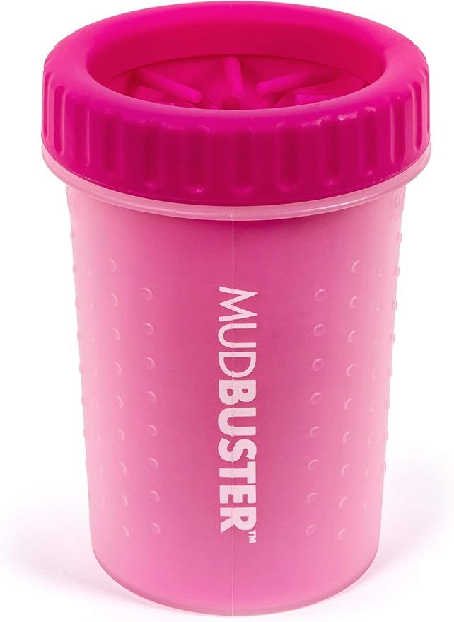 Dexas MudBuster Portable Dog Paw Cleaner, Medium, Pink | Amazon (US)