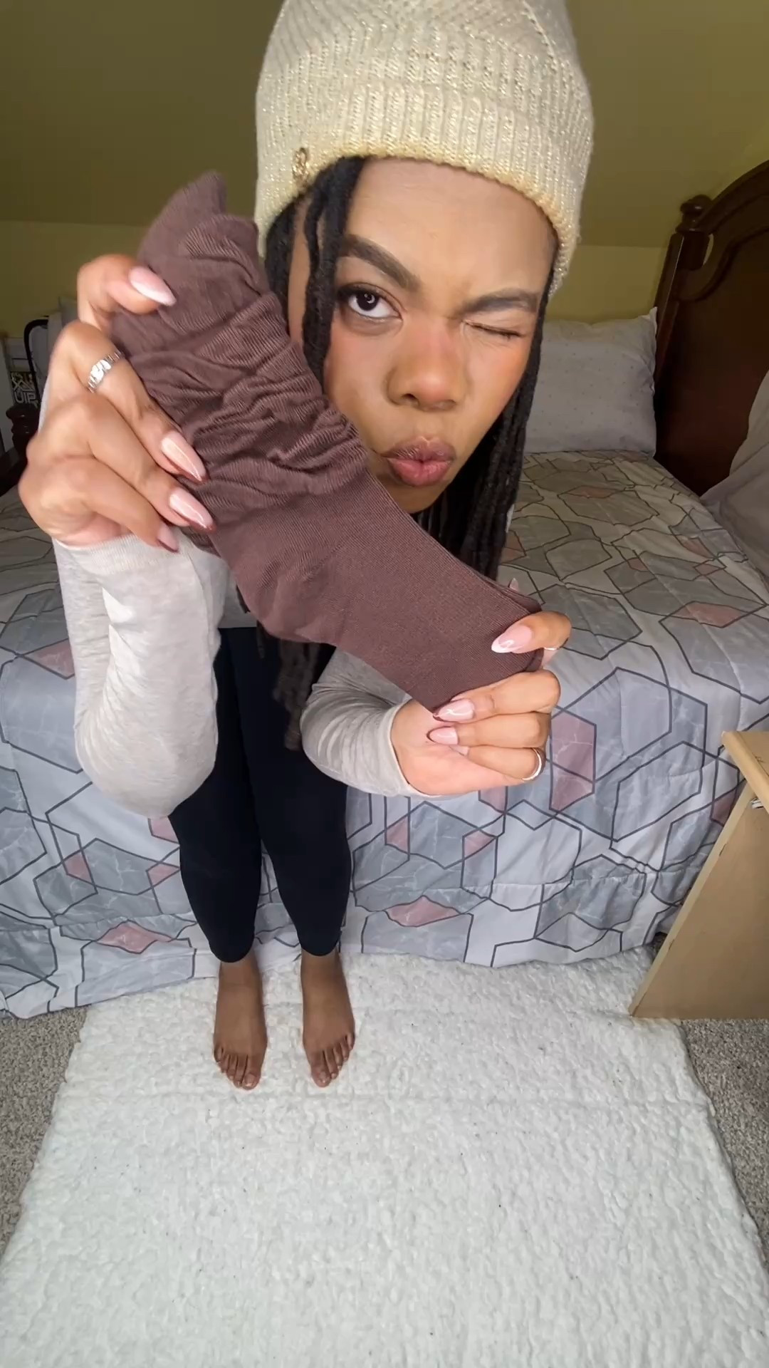 Cozy, stretchy, ruffle and slouchy cotton socks 

#LTKootd #LTKSaleAlert #LTKGiftGuide