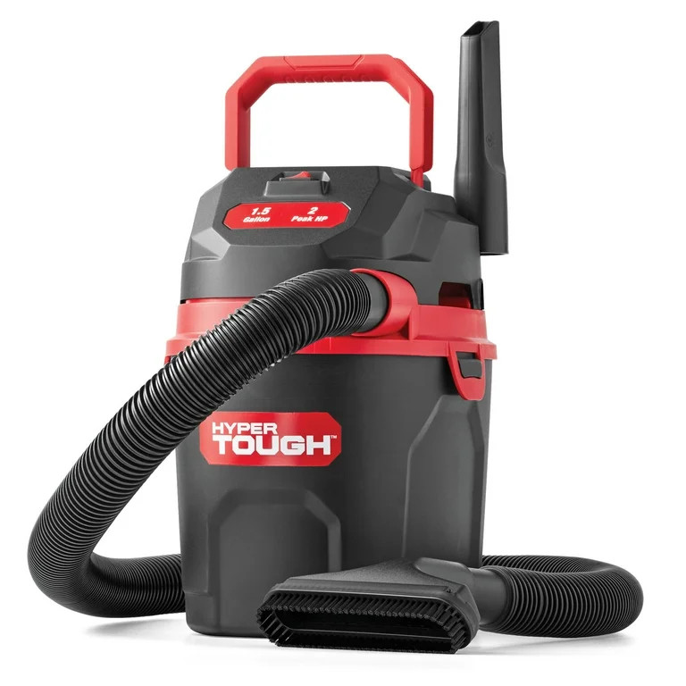 Hyper Tough 1.5gal 2 HP Wet/Dry Vacuum VH105 3502 | Walmart (US)