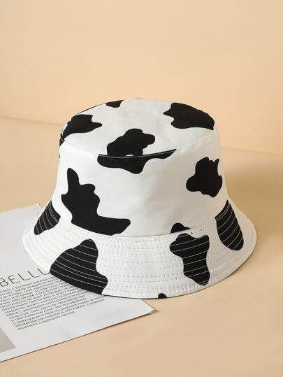 Cow Print Bucket Hat | SHEIN