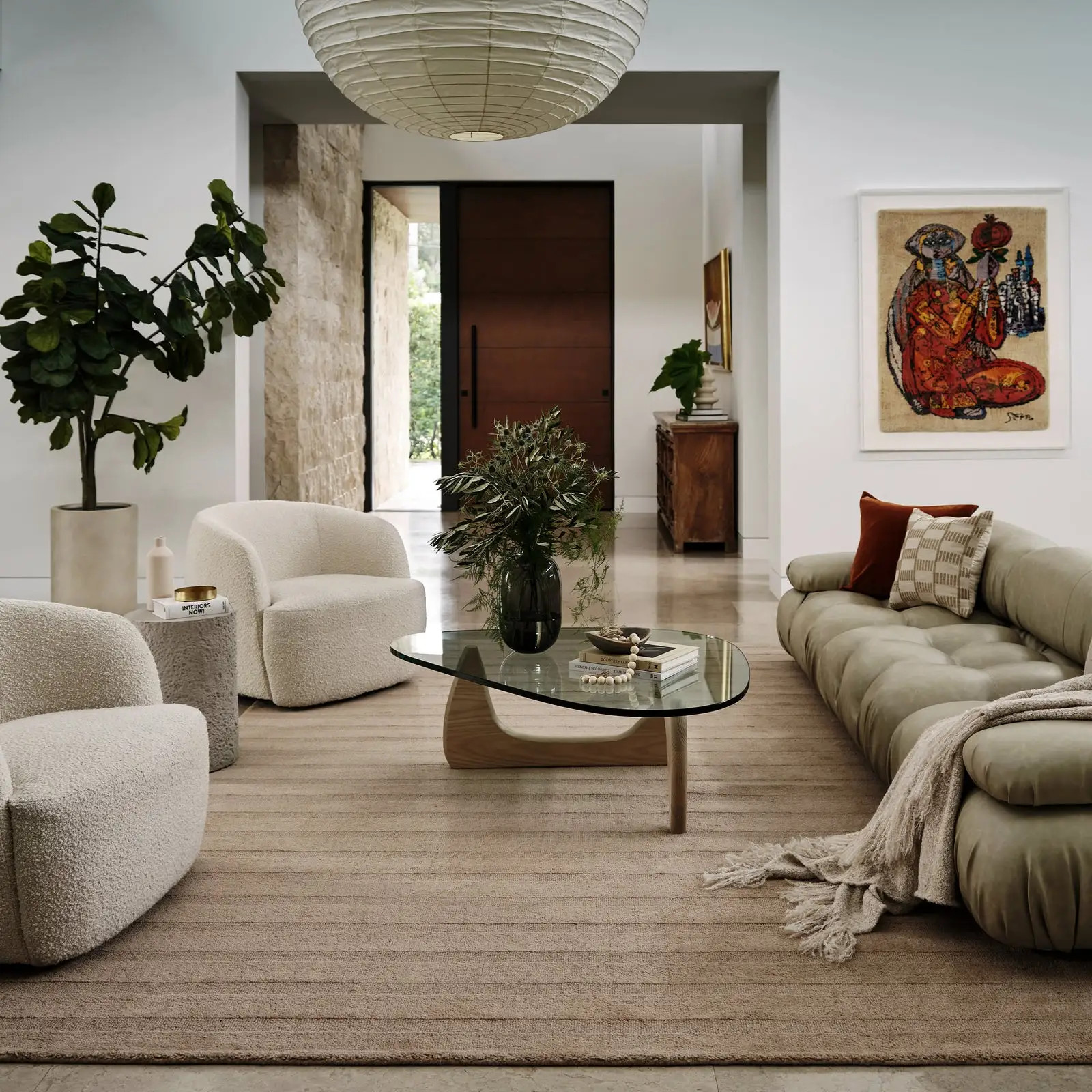 Vestry Striped Wool Rug | Rugs USA