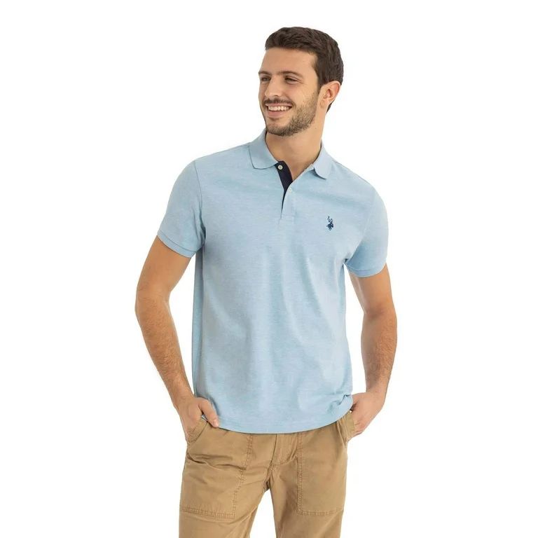 U.S. Polo Assn. Men's Interlock Polo Shirt | Walmart (US)