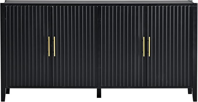 LUMISOL Sideboard Storage Cabinet with Large Door for Living/Dining Room Entryway Buffet Cabinet ... | Amazon (US)