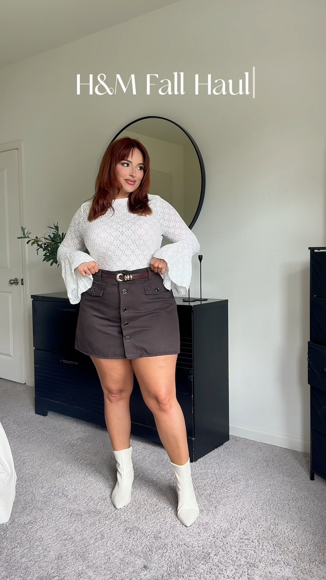 Fall haul | fall workwear | fall jeans | fall jackets

Outfit 1
Skirt: 18 sized up for my hips and will get it taken in at waist
Lace top: L sold out so I linked similar options 

Outfit 2
Jeans: 18 slight stretch 
Top: L

Outfit 3
Vest: L almost sold out so I linked similar also 
Bleeker high rise Jeans: 18 no stretch so I sized up 

Outfit 4
Ava ultra high rise Jeans: 18 low stretch 
Top: L 

Boucle jacket: L 

Cotton cargo jacket: L runs oversized so size down 


#LTKPlusSize #LTKFindsUnder100 #LTKStyleTip