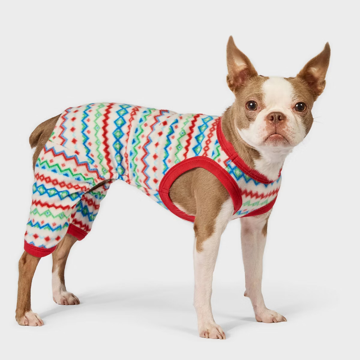 Fair Isle Print Snuggly Soft Matching Family Dog Pajamas - Wondershop™ Red/White | Target