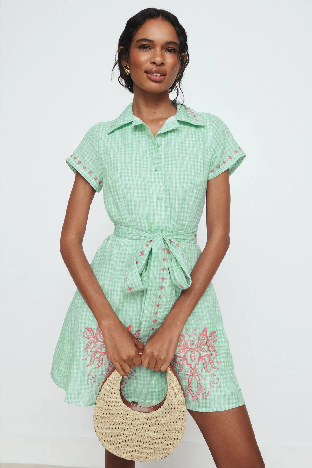 Ponto Plaid Mini Dress | Rent the Runway