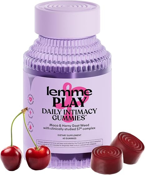 Lemme Play Daily Intimacy Gummies for Women and Men, 30-Day Supply | Amazon (US)