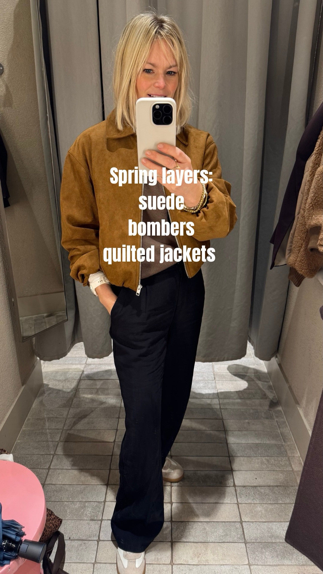 Some more spring jackets if you’re starting to look at the options around to move beyond winter coats. 

There is a lot of suede around. Real and otherwise 
Bombers are still very much a thing 
And quilted jackets too 

Spring jackets 
Spring layers
Suede jacket 
Bomber jacket 
Suede bomber 
Quilted jacket 


#LTKspring #LTKeurope #LTKuk