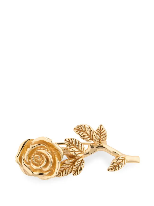 rose-motif brooch | Farfetch Global