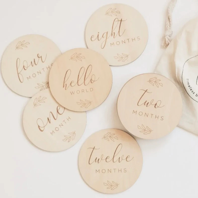 Baby Monthly Milestone Cards | LIV & Company