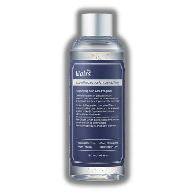 Dear, Klairs Supple Preparation Unscented Toner | Lightweight, Essential Oil-Free, Alcohol Free, Packaging Changed.- (6.08 oz) | Target