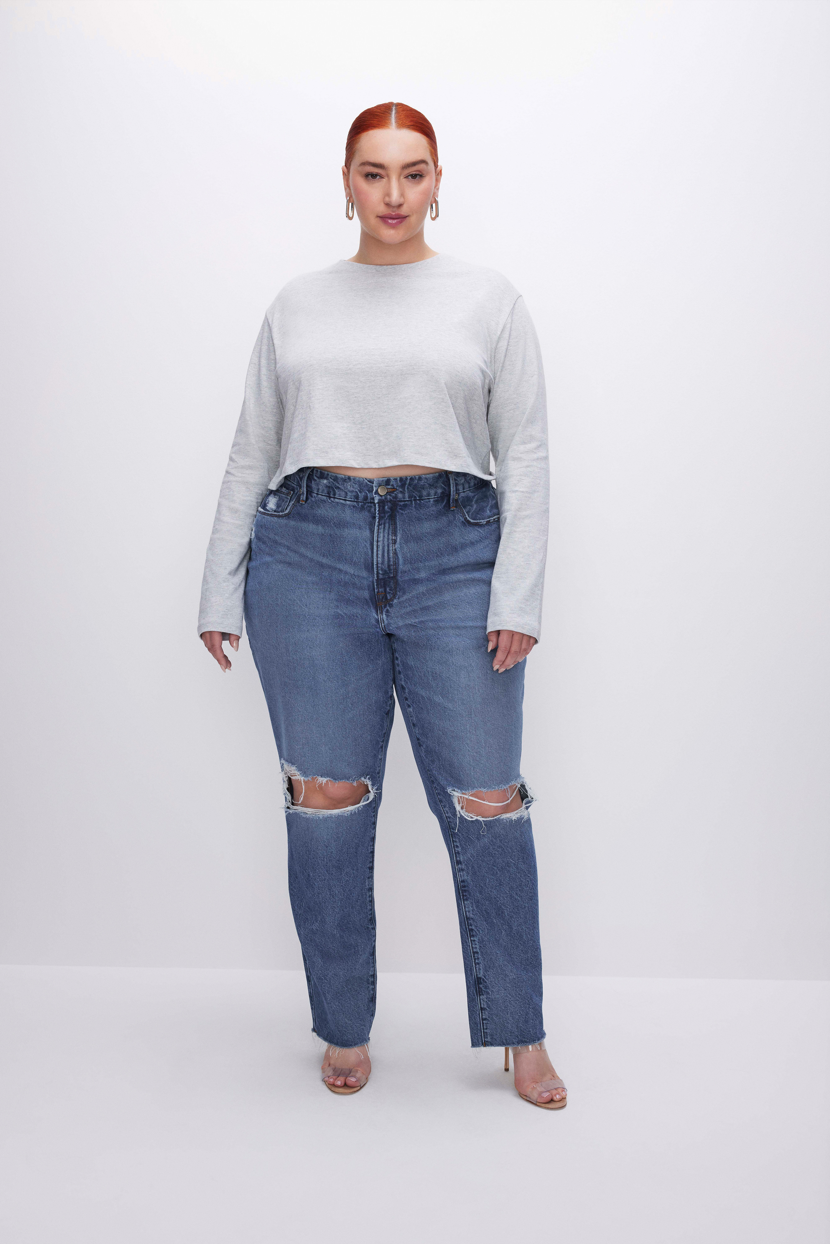 GOOD BOY STRAIGHT JEANS | Good American