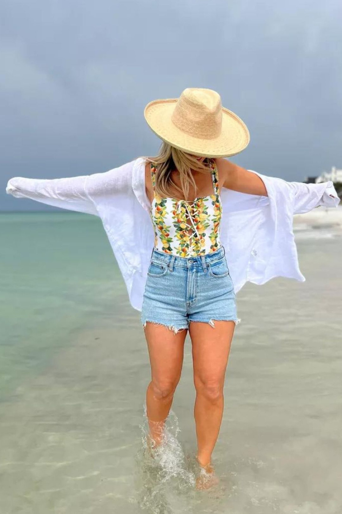 Vacation outfit, swim coverup, summer outfit 