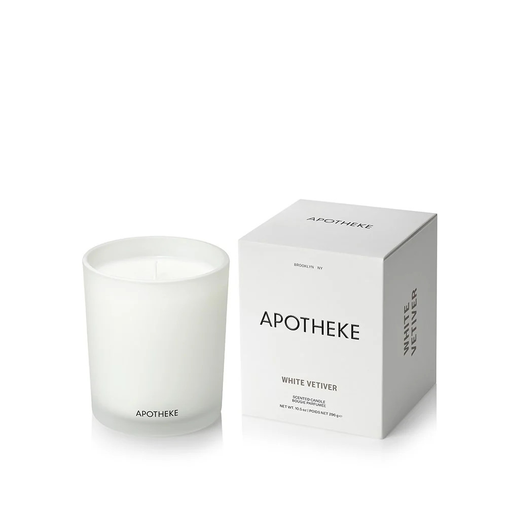 White Vetiver Classic Candle | Apotheke Co