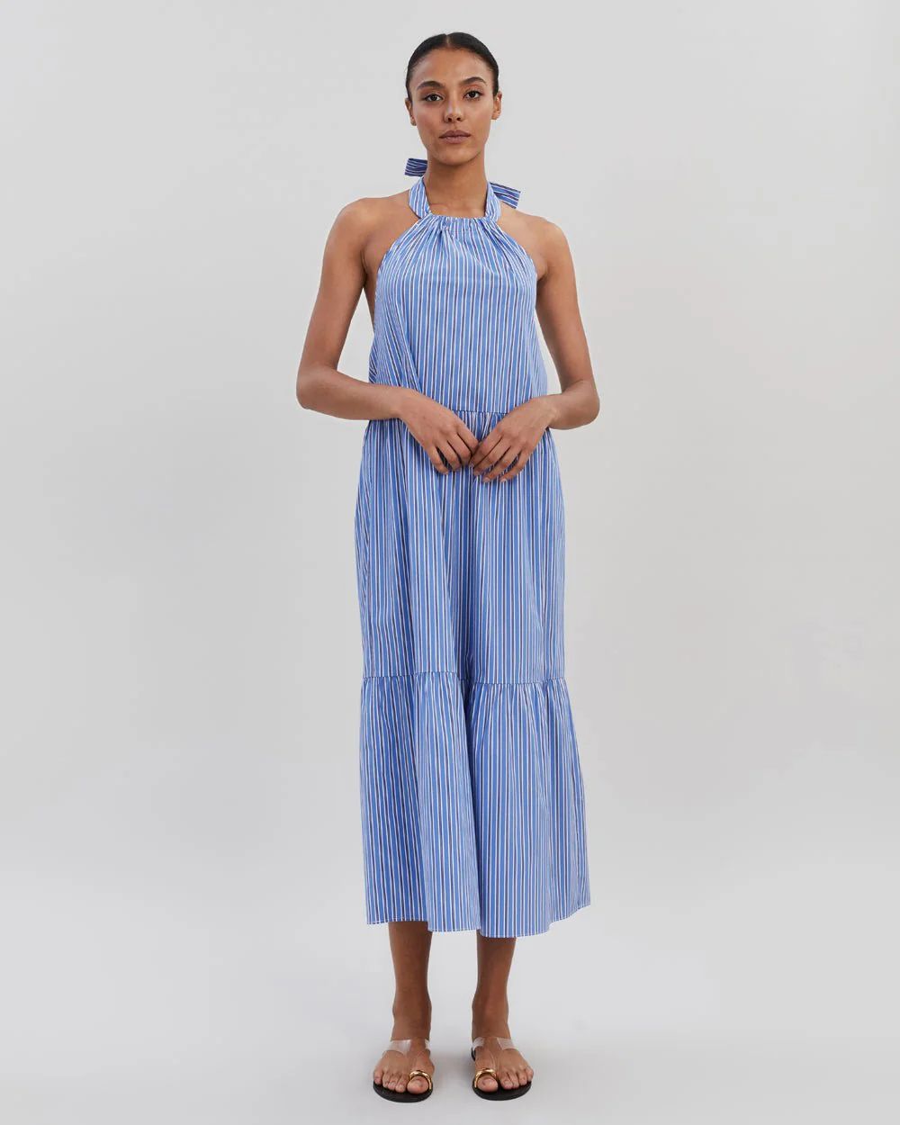 The Kai Dress in French Navy Stripe | Solid & Striped