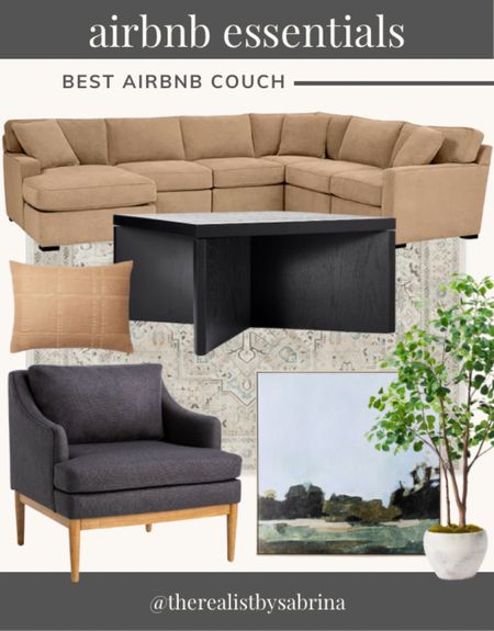 Airbnb couch. Airbnb furniture. Airbnb decor. Airbnb living room design. Short-term rental. Vrbo. 

#LTKFind #LTKhome