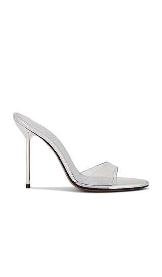 Paris Texas Lidia Mule in Metallic Silver. Size 37, 37.5, 38.5, 39. | Revolve Clothing (Global)