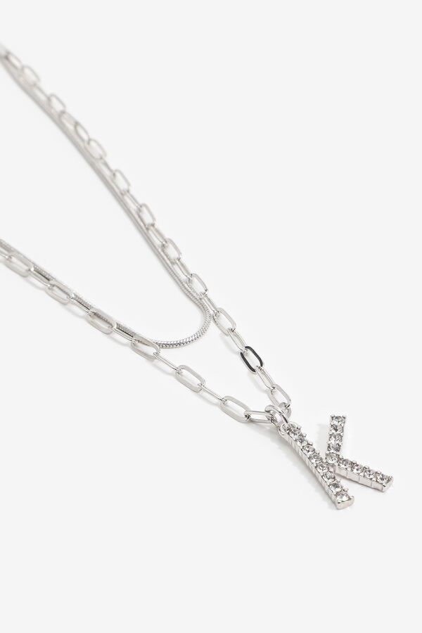 Initial K Layered Necklace | Ardene