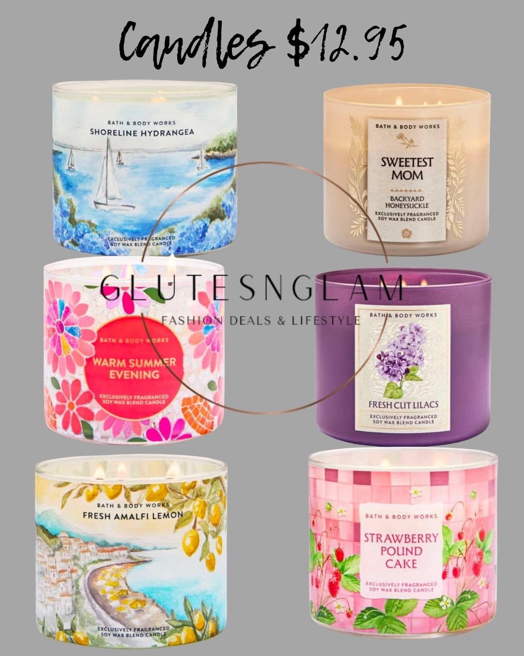 3 wick candles are on sale for $12.95 with code GETCANDLES Mother’s Day gift idea, teacher gift ideas, bath and body works candles, spring decor, spring home fragrance  

#LTKSaleAlert #LTKMothersDay #LTKSeasonal