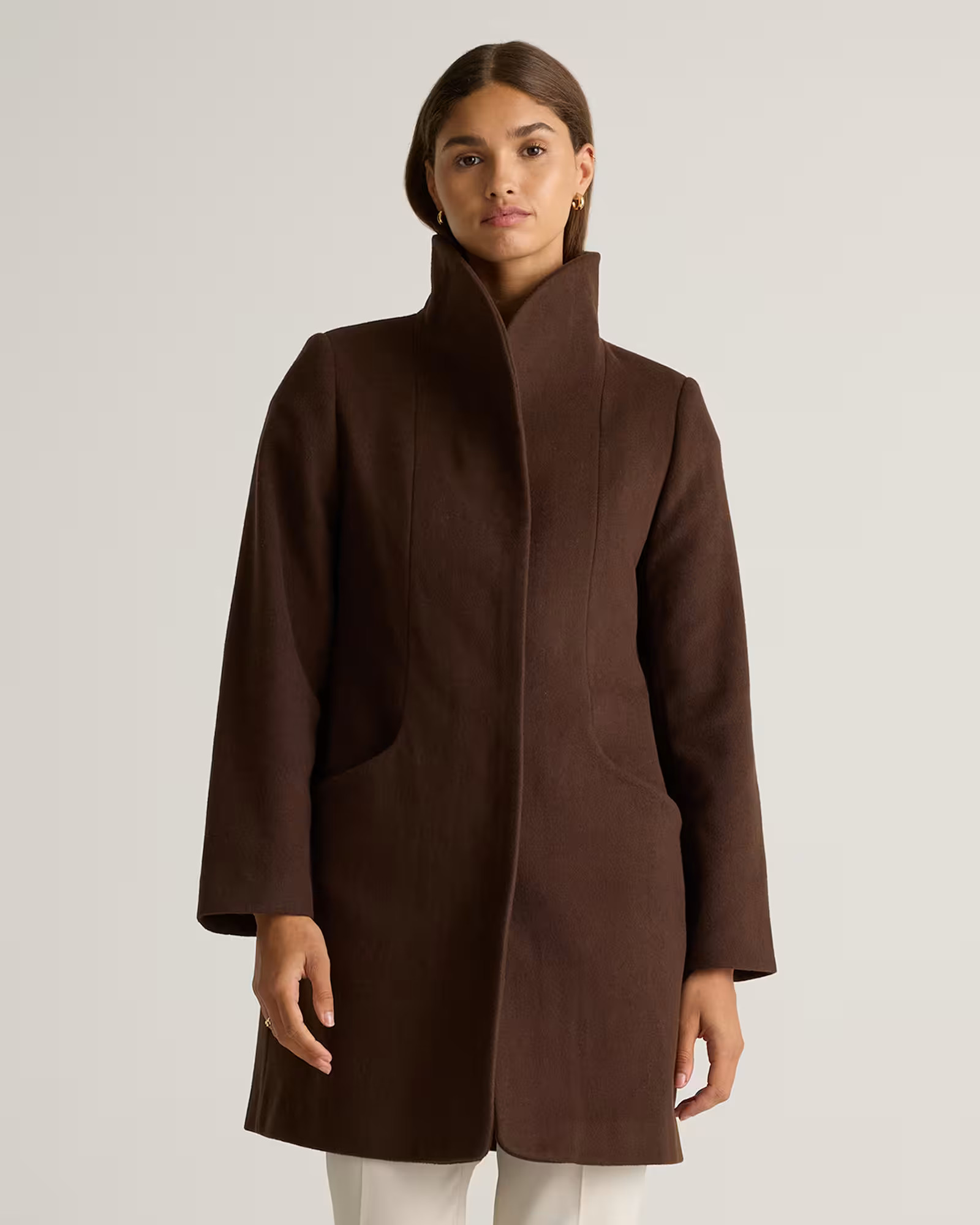 Italian Wool Cocoon Coat | Quince