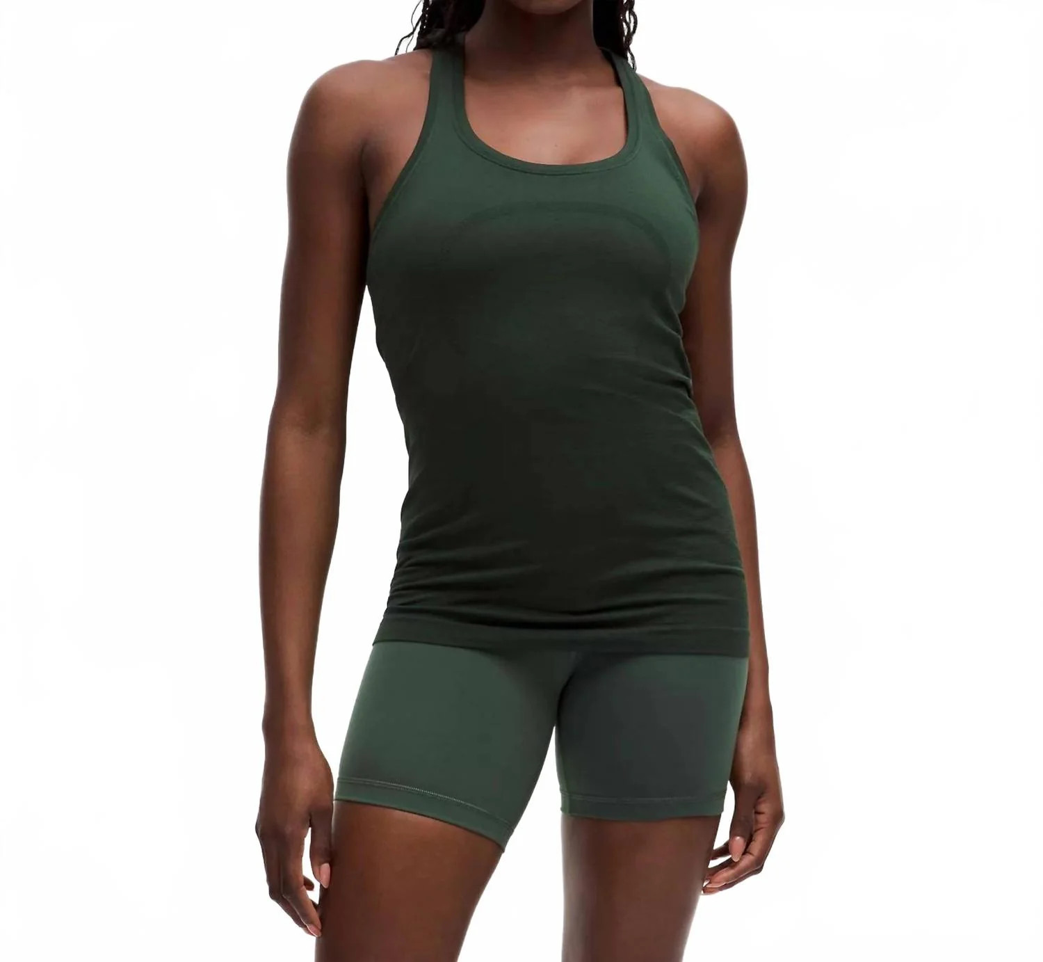 Swiftly Tech 2.0 Racerback Tank In Rainforest Green | Shop Simon
