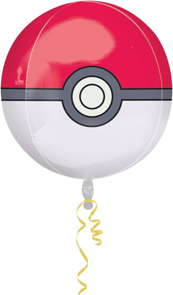 Anagram International - Orbz Pokemon Ball 15" x 16" Foil Balloon | Amazon (US)