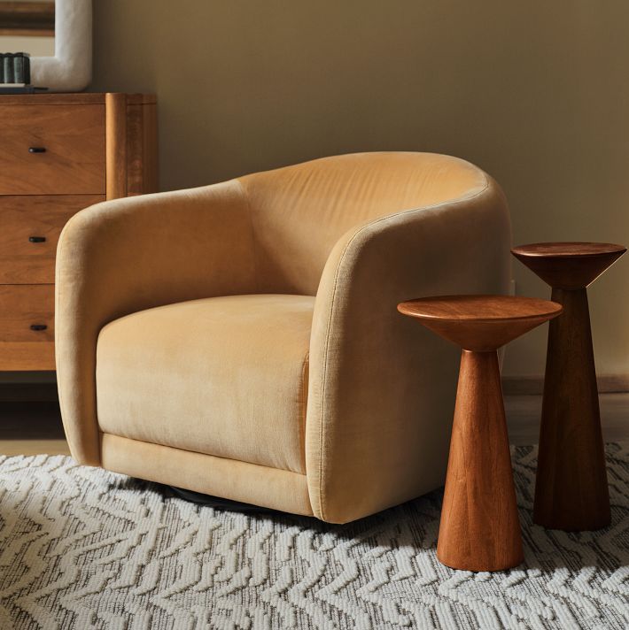 Addie Swivel Armchair | West Elm (US)