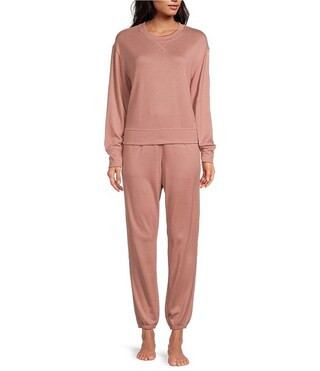 UGG® Gable II Solid Brushed Knit Crew Neck Sweatshirt & Pant Coordinating Lounge Set | Dillard's | Dillard's