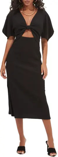 Normandie Cutout Puff Sleeve Dress | Nordstrom Rack