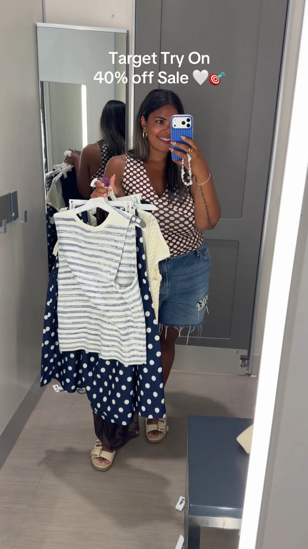 Target try on haul! 40% off sale! Size 20! Wearing size xxl in everything except the polka dot navy is an xl