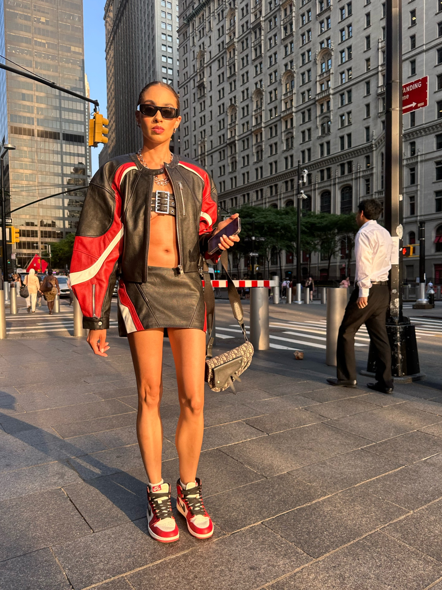 My look for the New York screening of Sony’s Gran Turismo movie.  Can’t go wrong styling the Jordan 1 Lost and Found with other black and red pieces! #jordan1 #sneakers #streetwear #redcarpet #trending

#LTKshoecrush #LTKstyletip #LTKbump