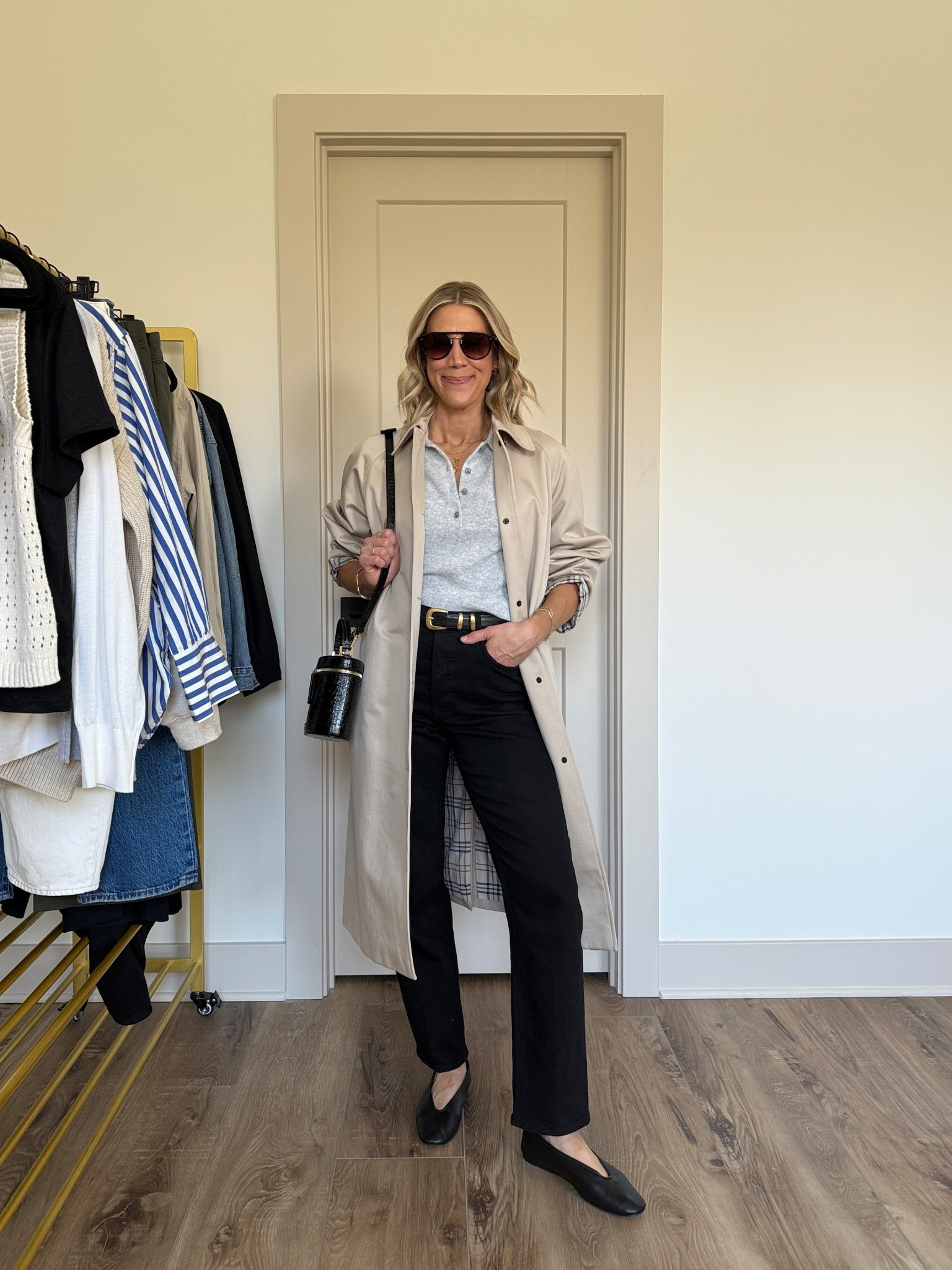 Wearing 26 jeans, medium cashmere polo, small Mac coat, small belt, flats tts

#LTKSeasonal #LTKOver40 #LTKootd