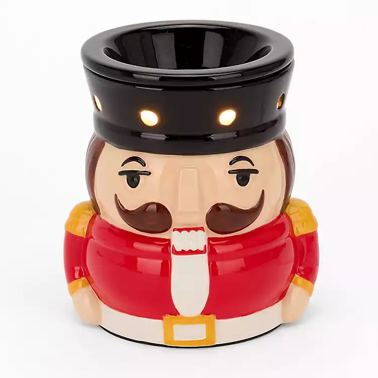 New! Holly Nutcracker Wax Warmer | Kirklands