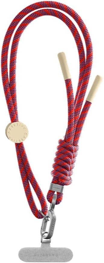 CASETiFY Braided Wrist Strap - Fluorescent Red/Cobalt Blue/Buttercream Yellow | Amazon (CA)