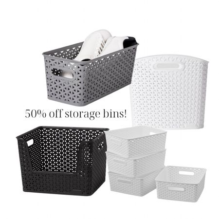 Great sale on storage bins!

#LTKsalealert #LTKunder50 #LTKhome