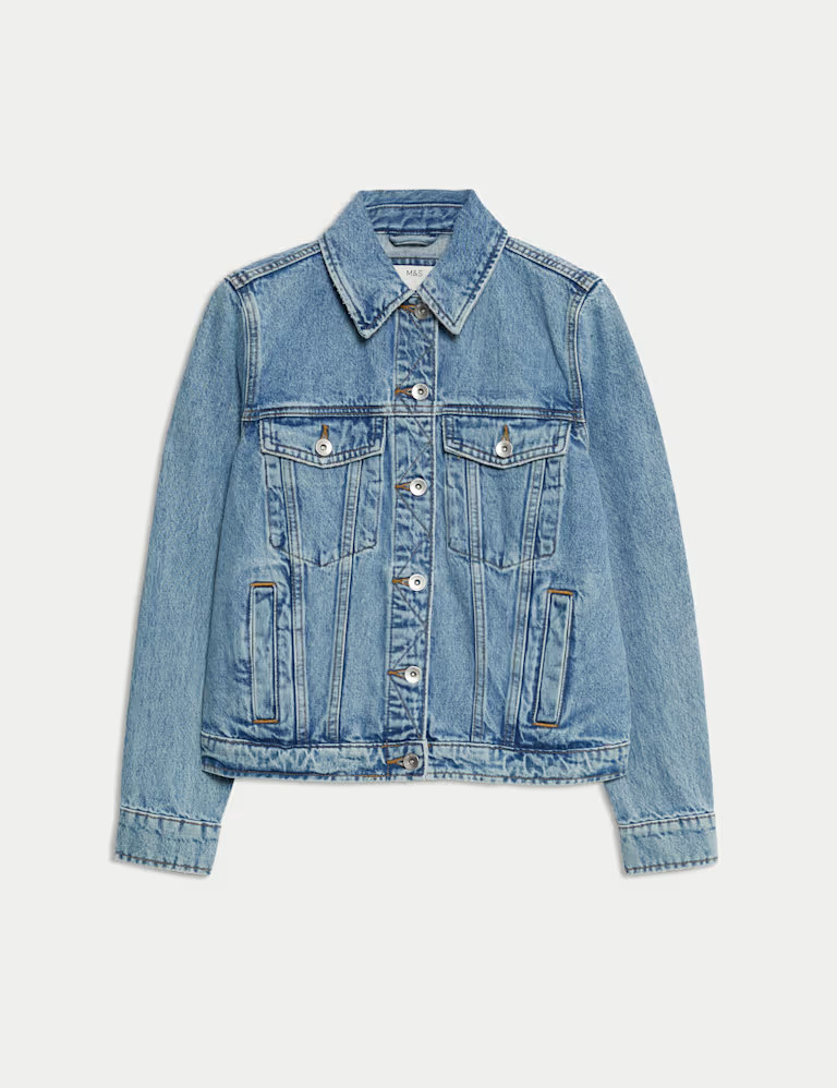 Pure Cotton Denim Jacket | Marks & Spencer (UK)