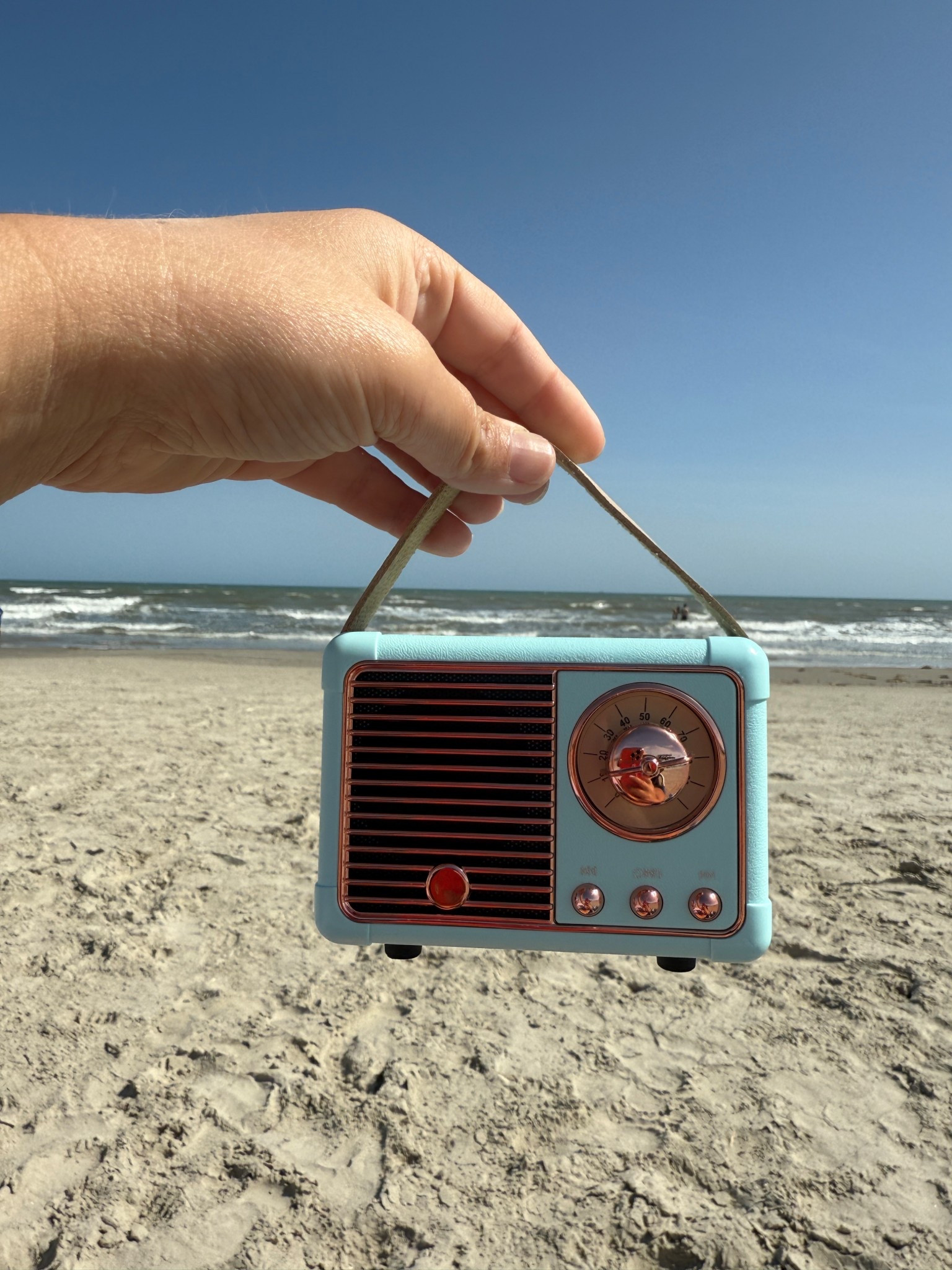 The cutest Bluetooth retro speaker to throw into your beach bag  

#LTKFamily #LTKTravel