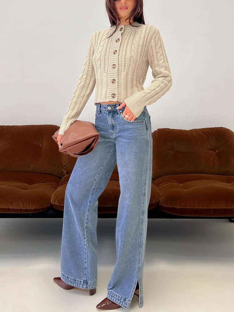 Dog Days Mid Rise Straight Leg Jeans Light Blue Wash | Princess Polly AU